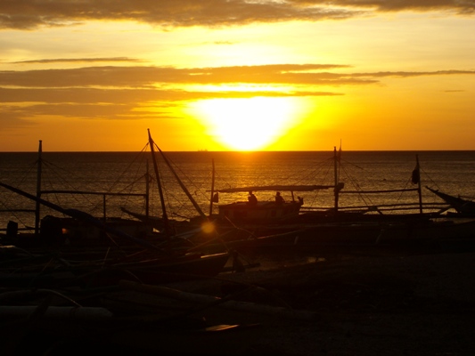 sunset in batbatan